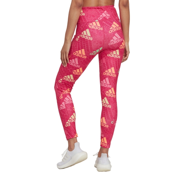 adidas Brand Love 7 8 Tights Blipnk PulMag
