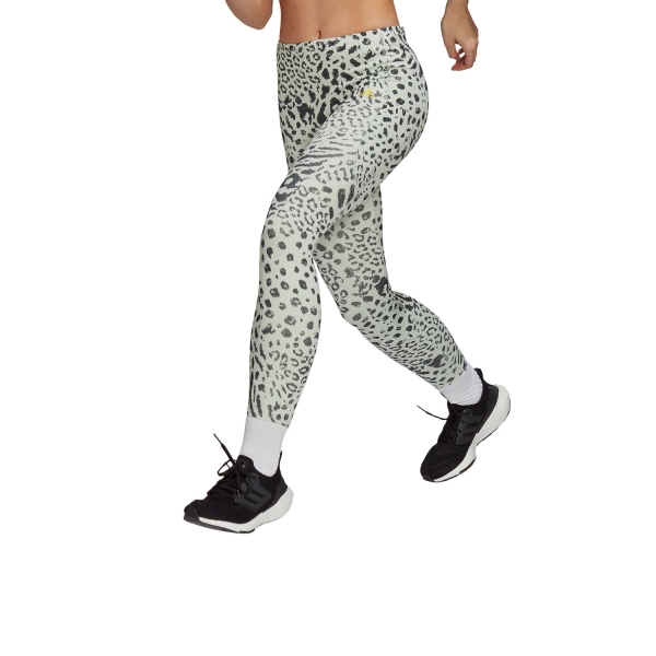 Pantalon y Tights Running Mujer adidas Fast It 7/8 Tights  Linen Green/Carbon HF6639