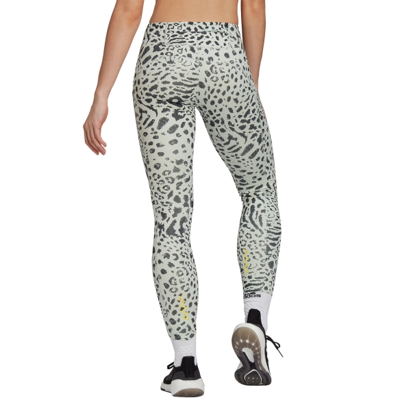 adidas Fast It 7/8 Tights - Linen Green/Carbon