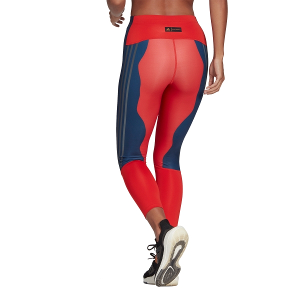 adidas x Marimekko Rise 3 Stripes Tights - Lush Red