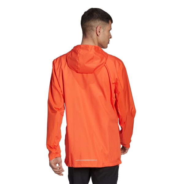 adidas Own The Run Jacket - Semi Impact Orange/Reflective Silver