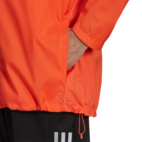 adidas Own The Run Jacket - Semi Impact Orange/Reflective Silver