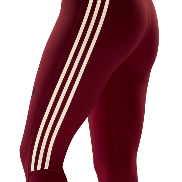 adidas Rise 3 Stripes 7/8 Tights - Pulse Magenta