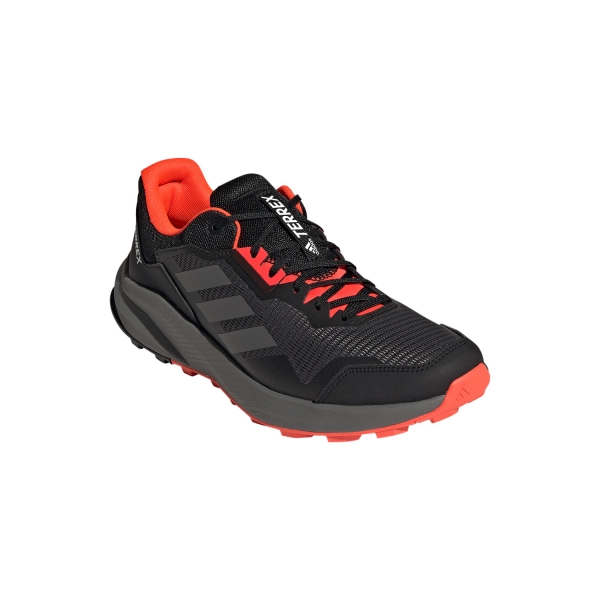 adidas Terrex Trailrider - Core Black/Grey Four/Solar Red