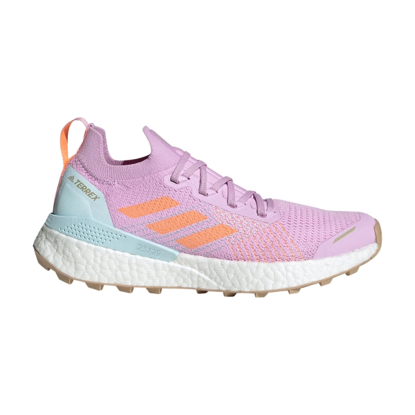 Women's Trail Running Shoes adidas Terrex Two Ultra Primeblue  Bliss Lilac/Beam Orange/Almost Blue GZ4049