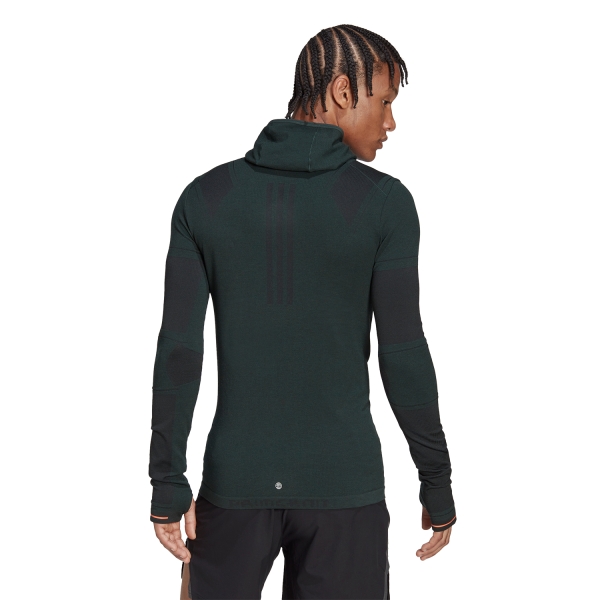 adidas X-City PRIMEKNIT Shirt - Shadow Green/Black