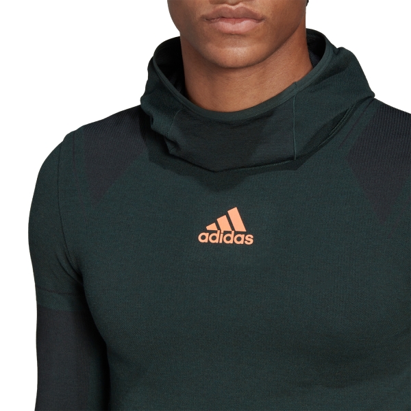adidas X-City PRIMEKNIT Shirt - Shadow Green/Black