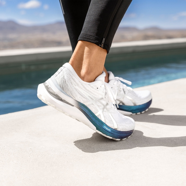 Asics Gel Kayano 29 Women's Running Shoes - White/Pure Silver Asics Gel Kayano 29 Women's Running Shoes - White/Pure Silver