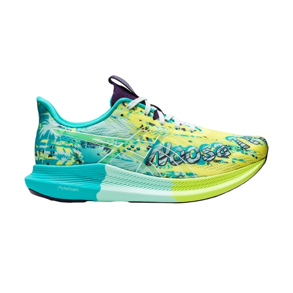 Women's Performance Running Shoes Asics Noosa Tri 14  Safety Yellow/Soothing Sea 1012B208750