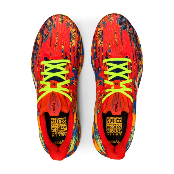 Asics Noosa Tri 14 - Cherry Tomato/Safety Yellow