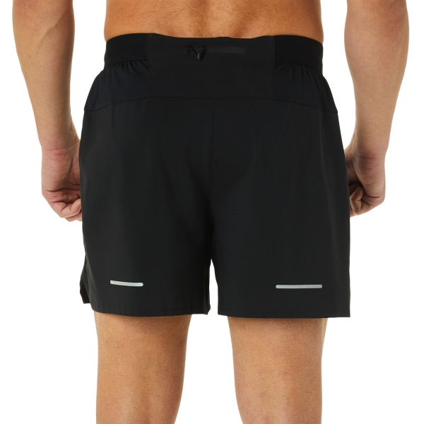 Asics Road 2 in 1 5in Pantaloncini - Performance Black/Cherry Tomato