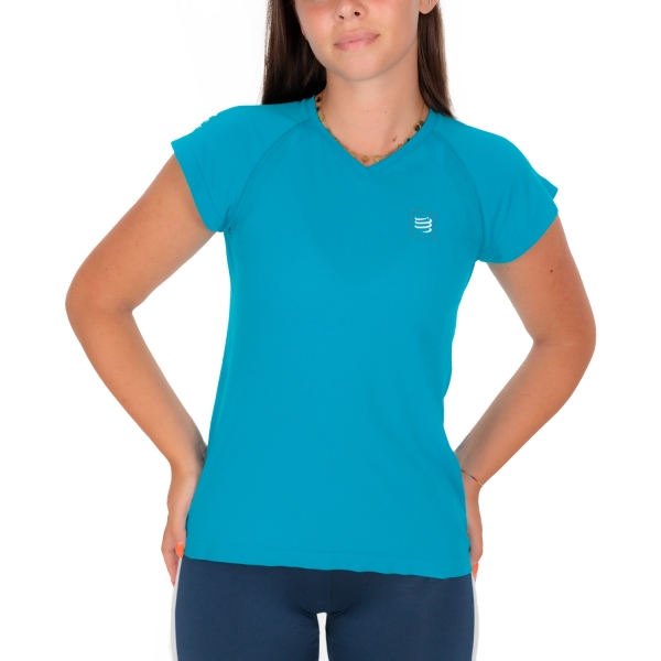 Maglietta Running Donna Compressport Functional Maglietta  Enamel AW00117B524