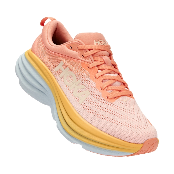 Hoka Bondi 8 - Shell Coral/Peach Parfait