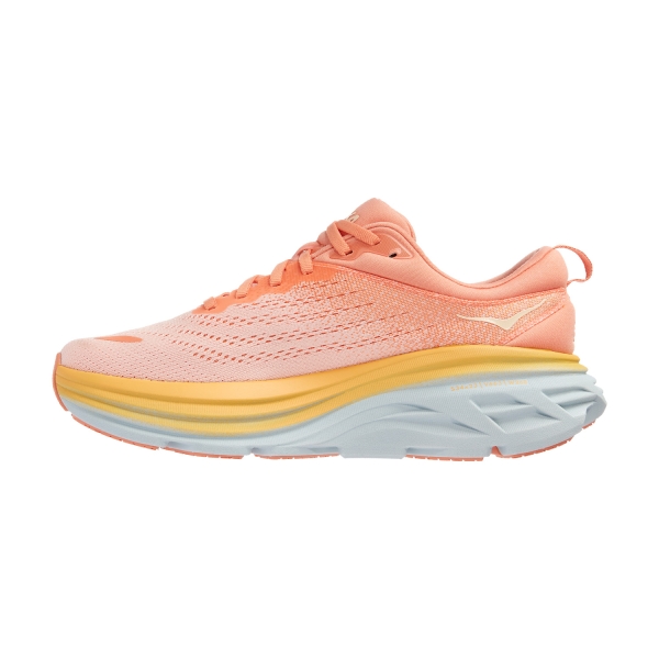 Hoka Bondi 8 - Shell Coral/Peach Parfait