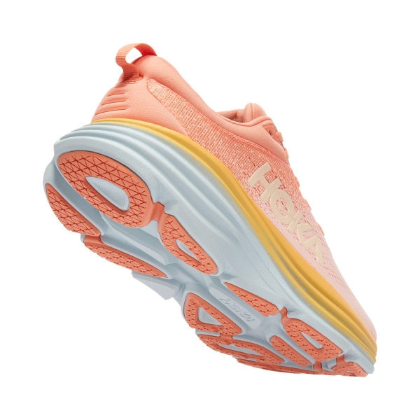 Hoka Bondi 8 - Shell Coral/Peach Parfait