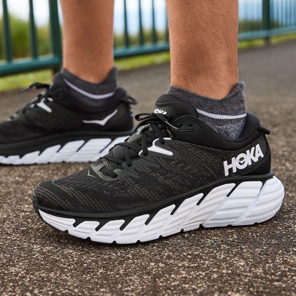 Hoka Gaviota 4 - Black/White