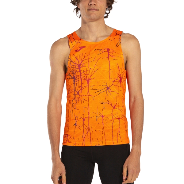 Men's Running Tank Joma Elite IX Tank  Orange 102754.886