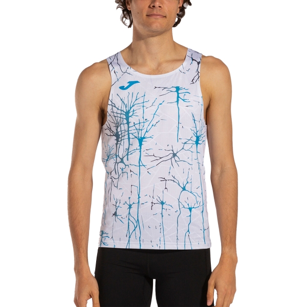 Canotta Running Uomo Joma Joma Elite IX Canotta  White  White 