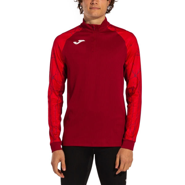 Maglia Running Uomo Joma Joma Elite IX Maglia  Red  Red 
