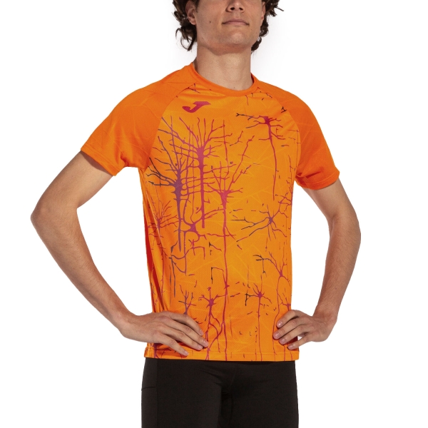 Camisetas Running Hombre Joma Elite IX Camiseta  Orange 102755.886