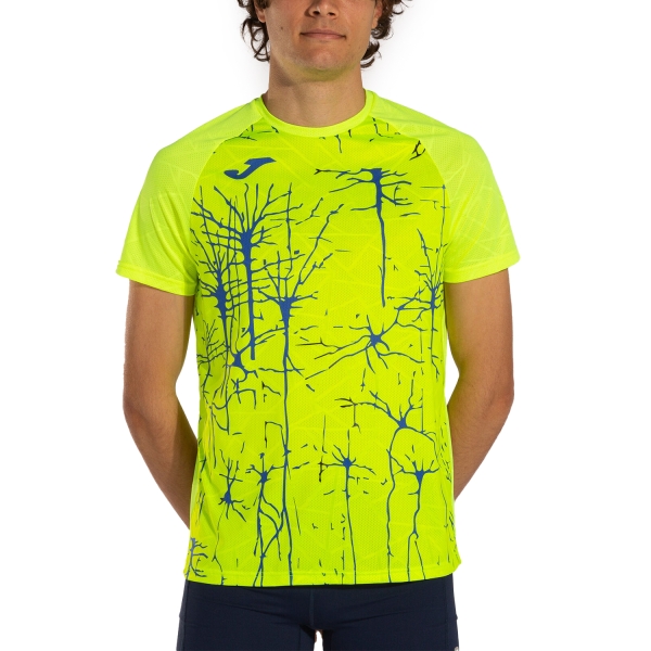 Men's Running T-Shirt Joma Elite IX TShirt  Fluor Yellow 102755.067