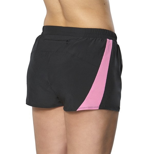 Mizuno Aero 2.5in Shorts - Black/Wild Orchid