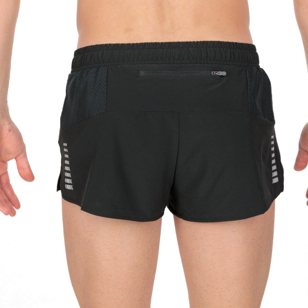 Mizuno Aero Split 1.5in Shorts - Black