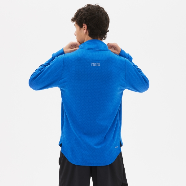 New Balance Heat Shirt - Cobalt Heather