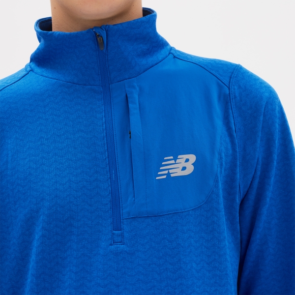 New Balance Heat Shirt - Cobalt Heather