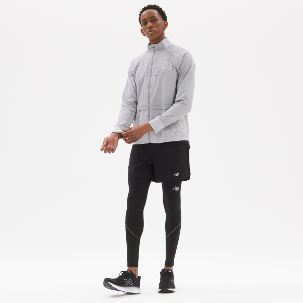 New Balance Heat Grid Chaqueta - Athletic Grey
