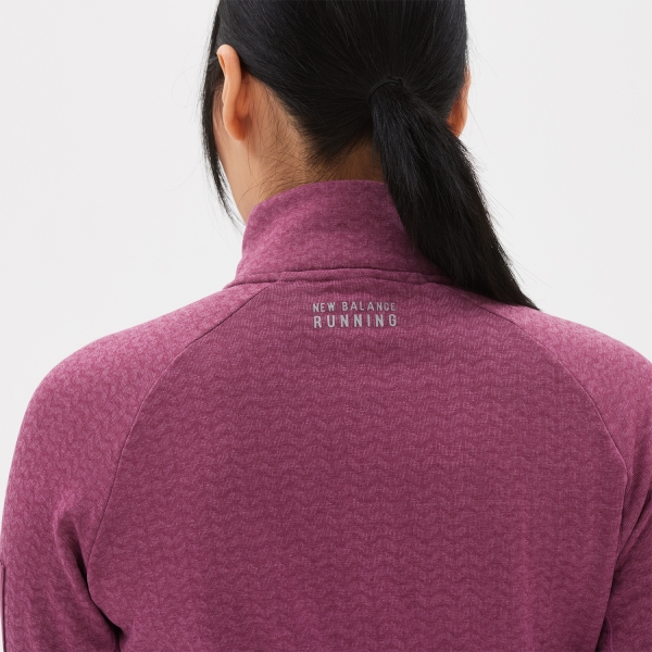 New Balance Heat Shirt - Raisin Heather