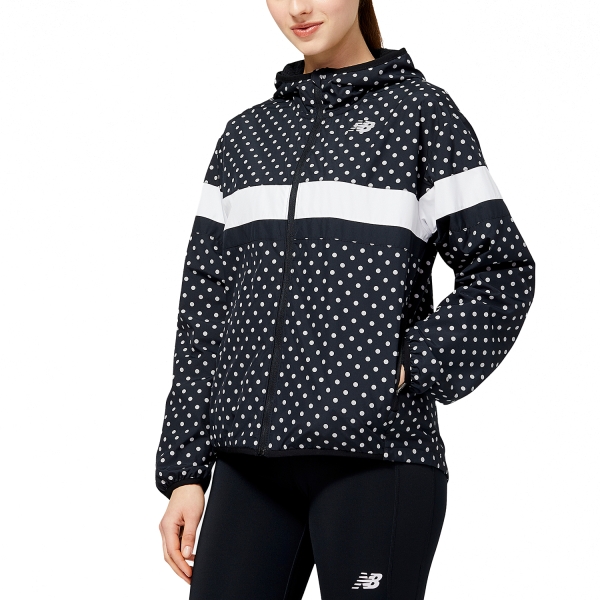 Giacca Running Donna New Balance Reflective Accelerate Giacca  Black WJ23239BK