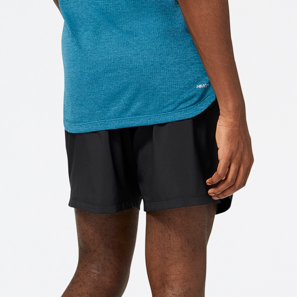 New Balance Accelerate Logo 7in Shorts - Black