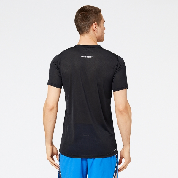 New Balance Accelerate Logo Camiseta - Black