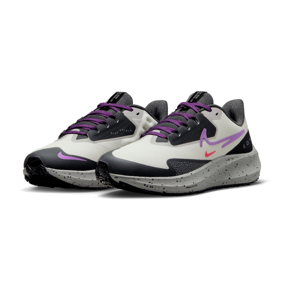 Nike Air Zoom Pegasus 39 Shield - Light Bone/Vivid Purple/Cobblestone