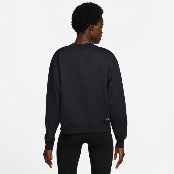Nike Therma-FIT Logo Sudadera - Black/Light Iron Ore/White