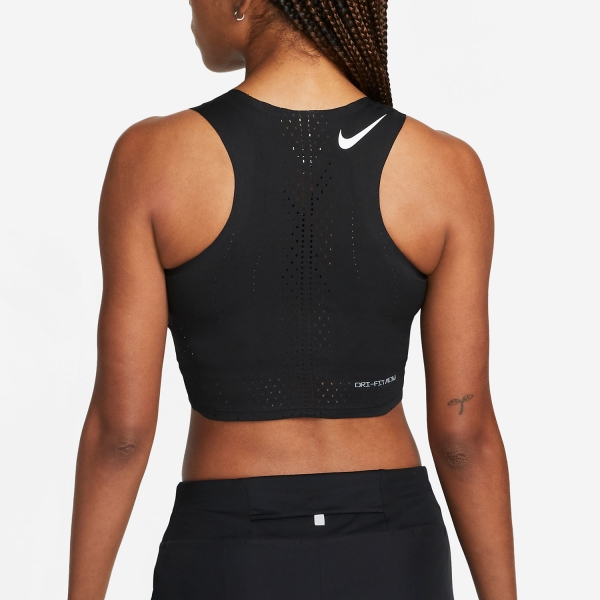 Nike Dri-FIT ADV Aeroswift Top - Black/White