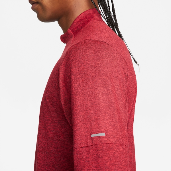 Nike Dri-FIT Element Logo Shirt - Dark Beetroot/Reflective Silver