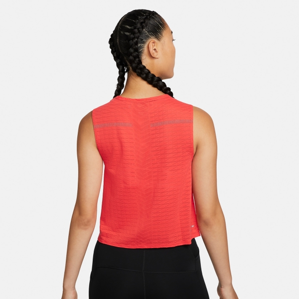 Nike Dri-FIT ADV Division Tank - Light Crimson/Black