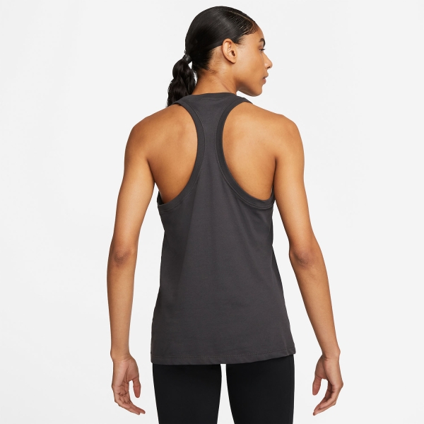 Nike Dri-FIT One Logo Top - Dark Smoke Grey