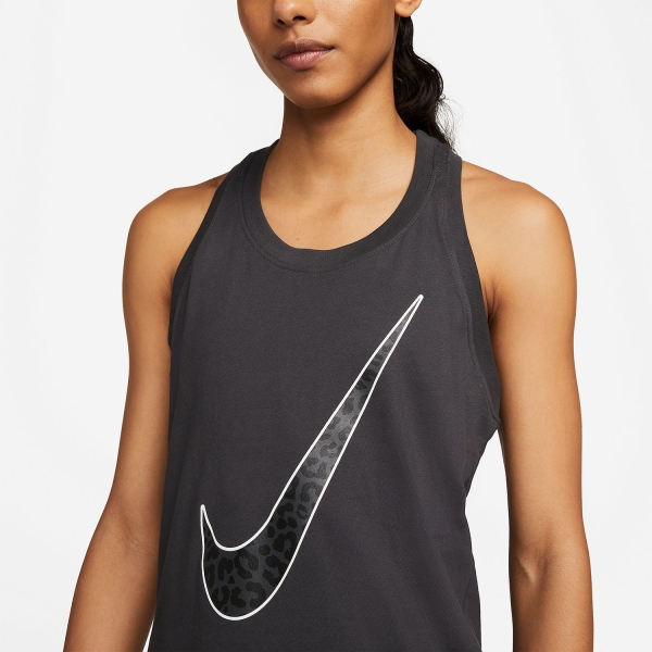 Nike Dri-FIT One Logo Top - Dark Smoke Grey