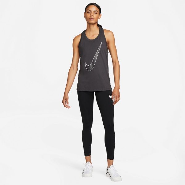 Nike Dri-FIT One Logo Top - Dark Smoke Grey