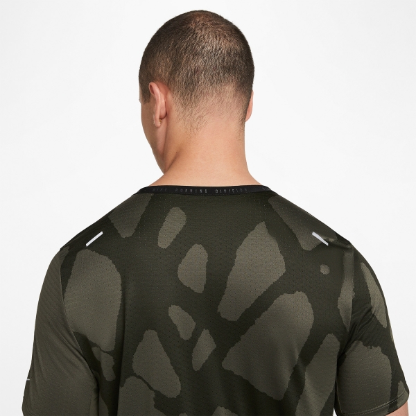 Nike Dri-FIT Run Division Rise 365 T-Shirt - Cargo Khaki/Reflective Silver