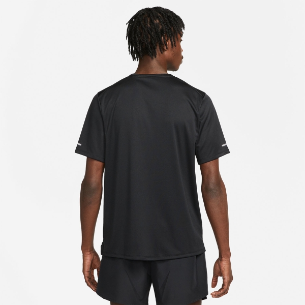 Nike Dri-FIT Run Division Miler T-Shirt - Black/Reflective Silver