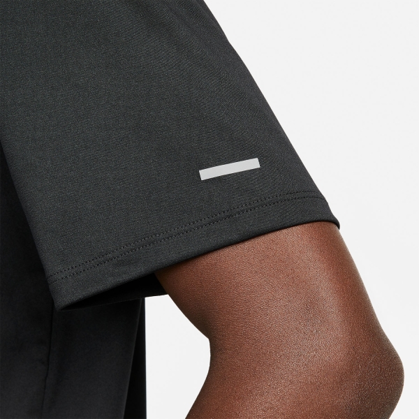 Nike Dri-FIT Run Division Miler T-Shirt - Black/Reflective Silver