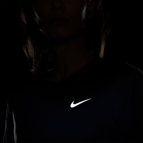 Nike Dri-FIT Run Division Miler Shirt - Black/Reflective Silver