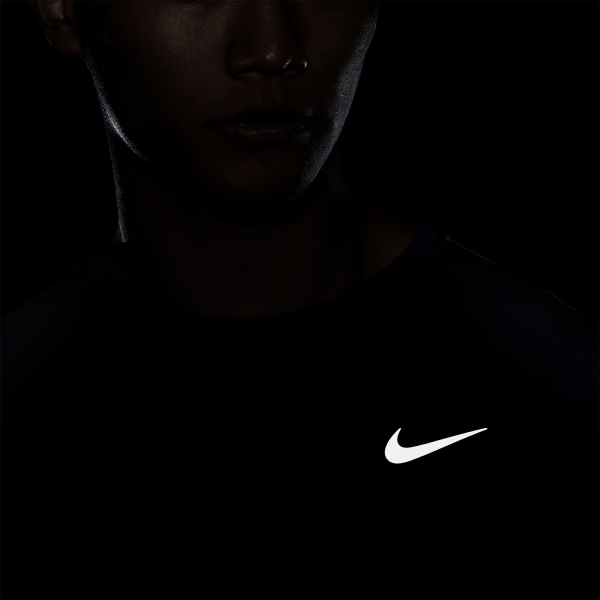 Nike Dri-FIT Run Division Miler Shirt - Midnight Navy/Reflective Silver
