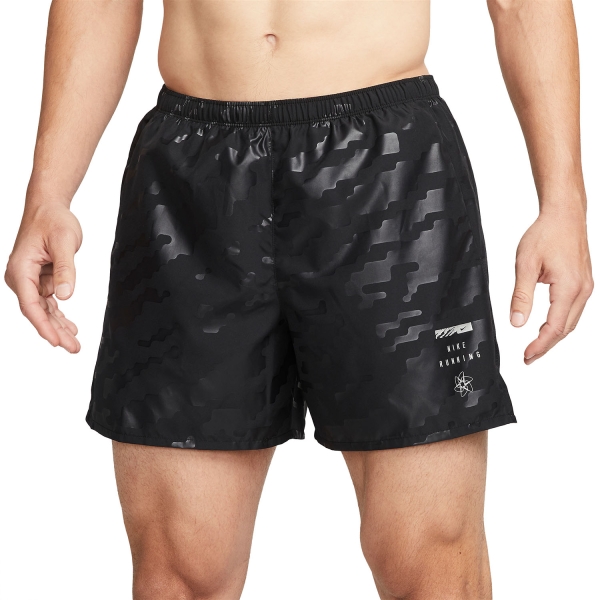 Pantalone cortos Running Hombre Nike DriFIT Run Division 5in Shorts  Black/Reflective Silver DM4709010