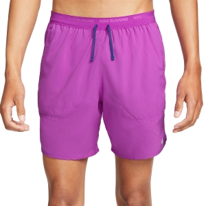 Men's Running Shorts Nike DriFIT Stride 7in Shorts  Vivid Purple/Reflective Silv DM4761551