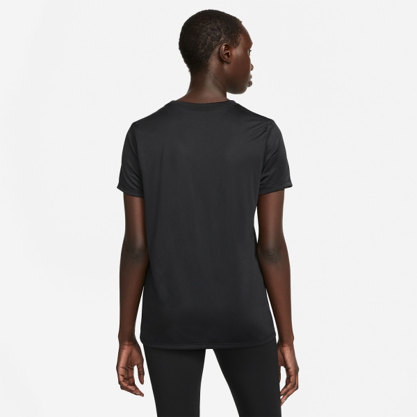 Nike Dri-FIT Swoosh Camiseta - Black/White